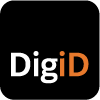 Logo Digid, inloggen in het formulier